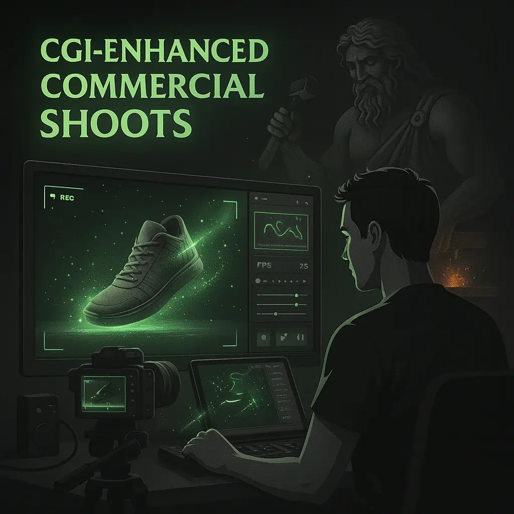 CGI-ENHANCED COMMERCIAL SHOOT
