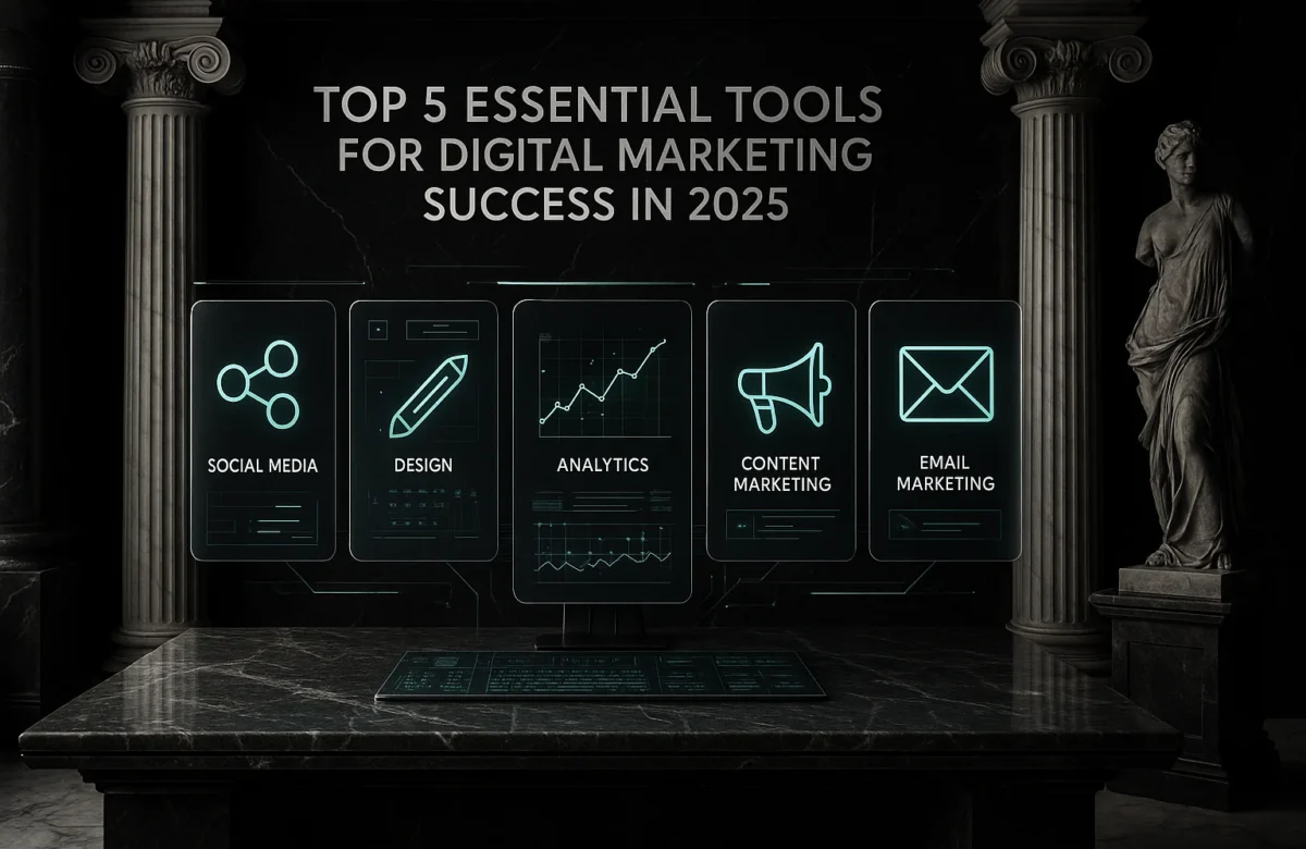 Top 5 Essential Tools for Digital Marketing Success in 2025